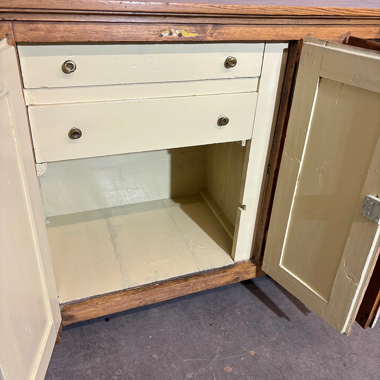 Credenza servante toscana a quattro sportelli , '800 10