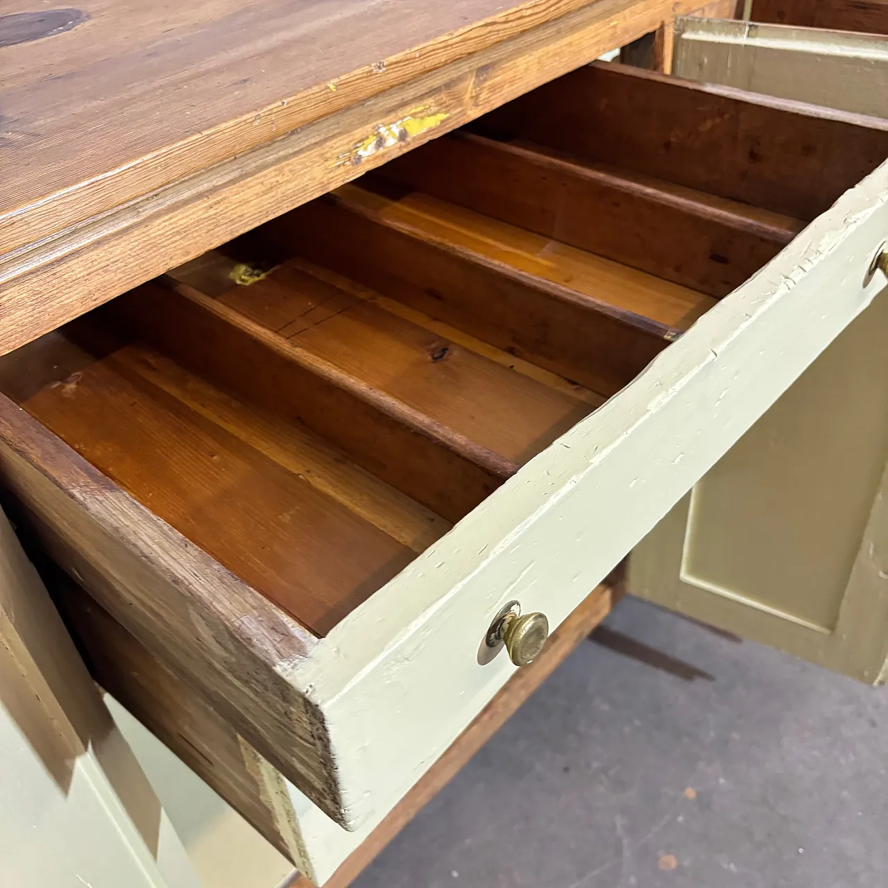 Credenza servante toscana a quattro sportelli , '800 11