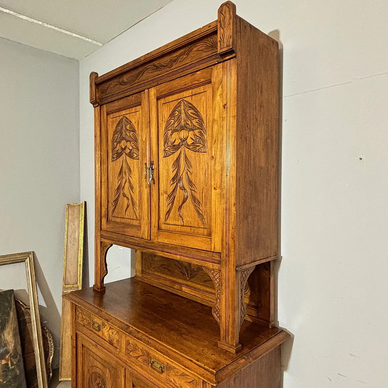 Credenza doppio corpo, dispensa Liberty, 1920 3