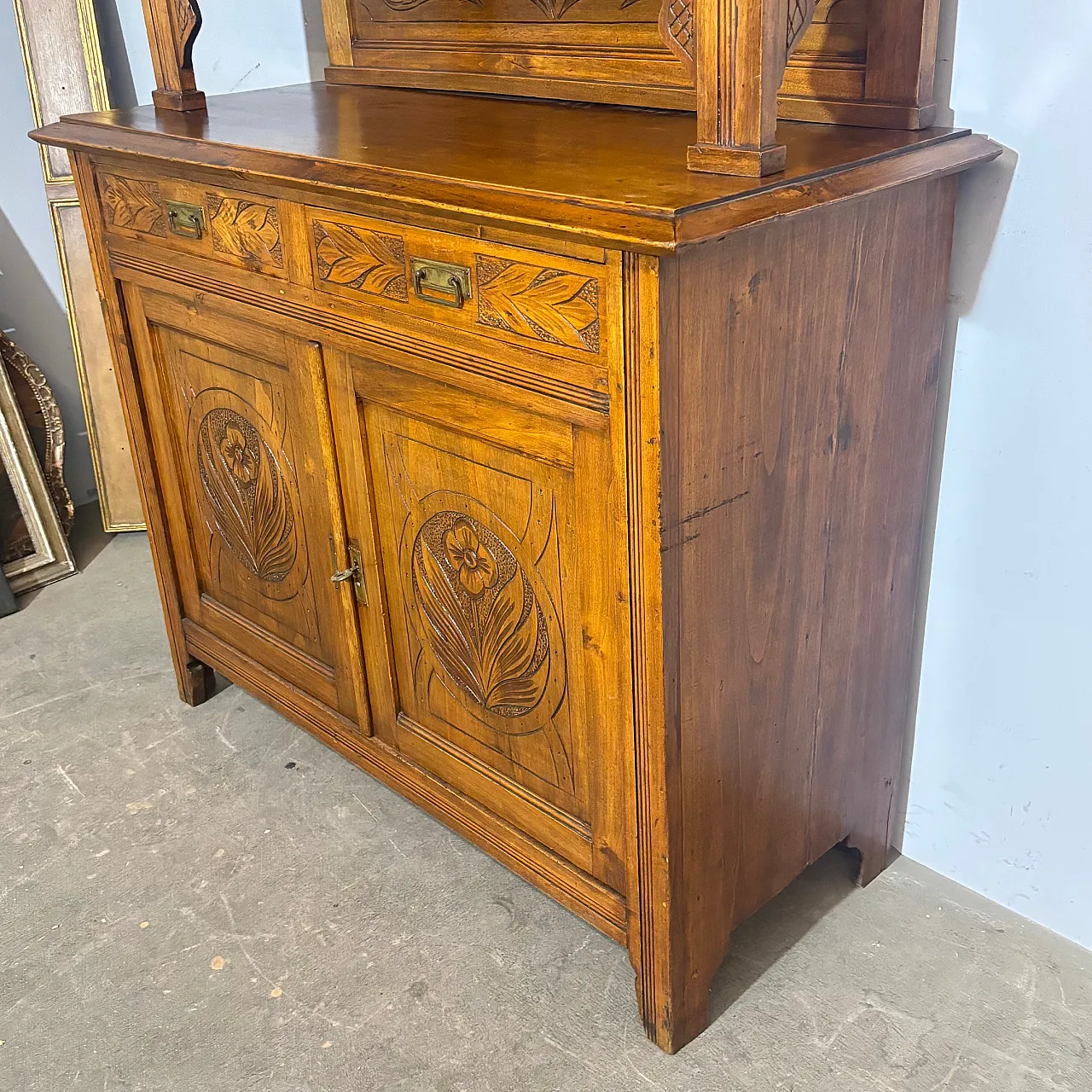 Credenza doppio corpo, dispensa Liberty, 1920 6