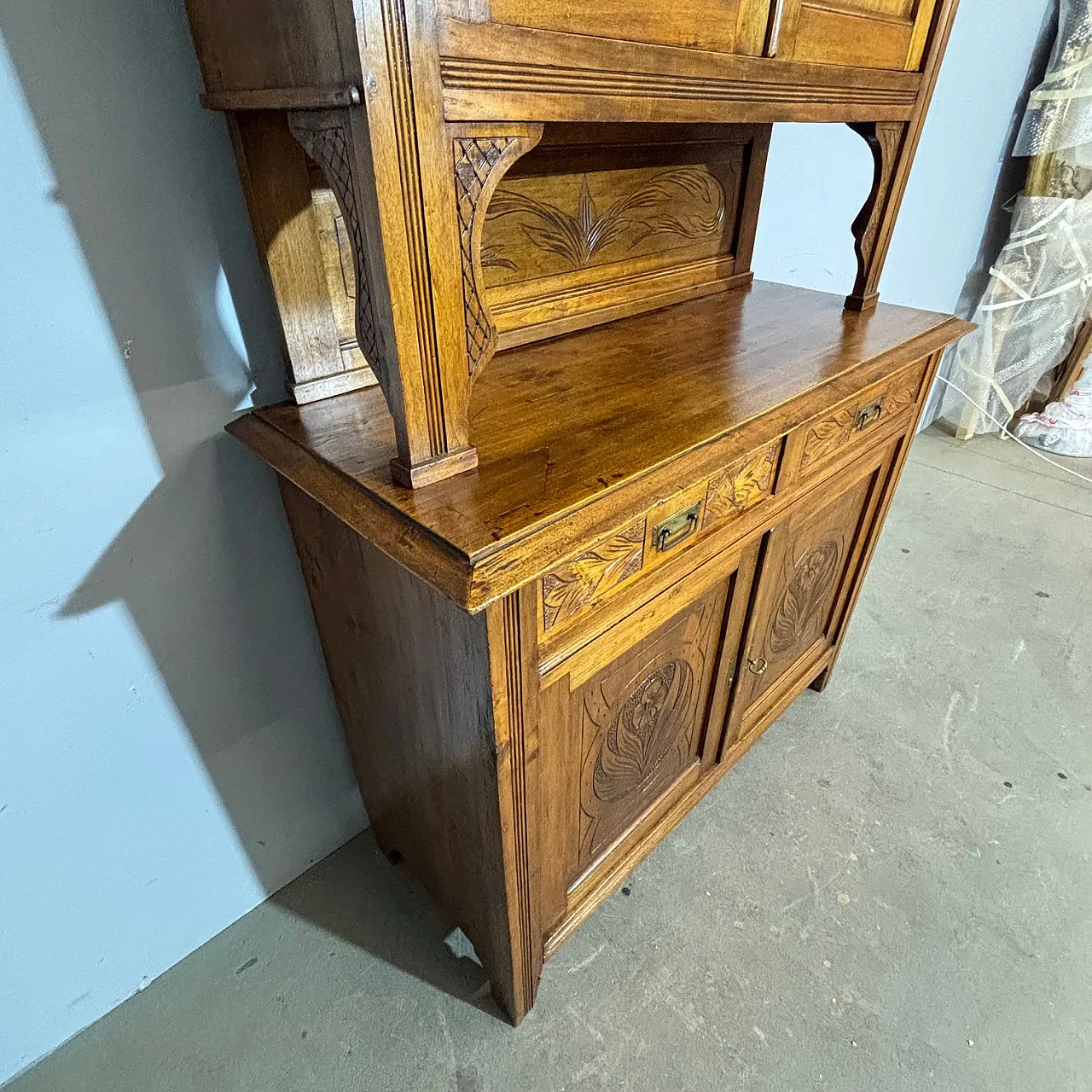 Credenza doppio corpo, dispensa Liberty, 1920 10