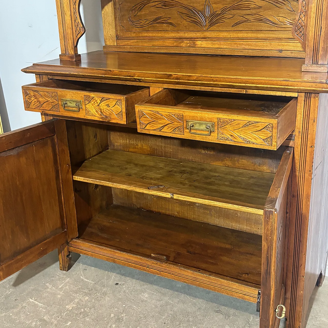 Credenza doppio corpo, dispensa Liberty, 1920 13