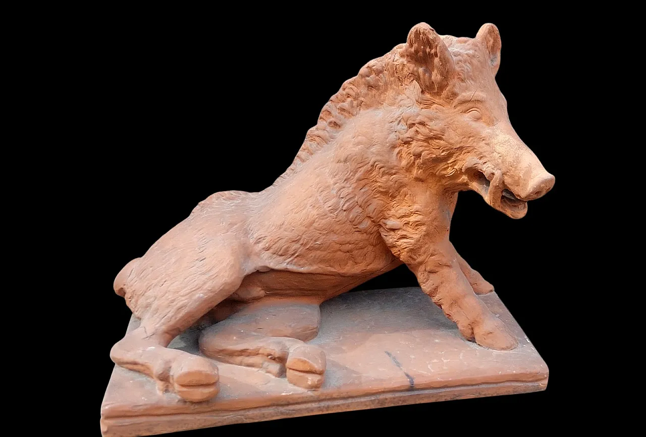 Porcellino Firenze, scultura in terracotta di Pietro Tacca, '900 1