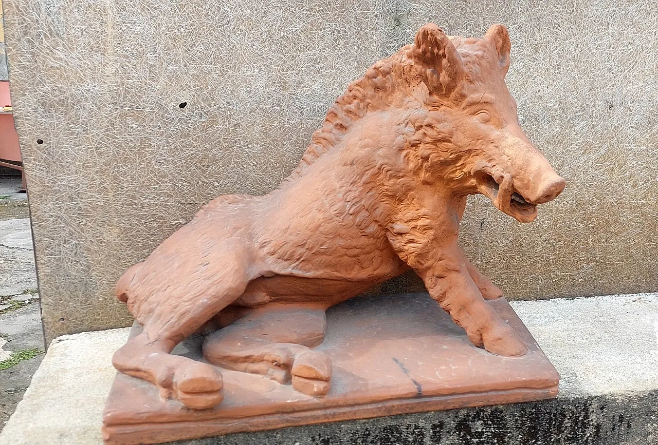 Porcellino Firenze, scultura in terracotta di Pietro Tacca, '900 10