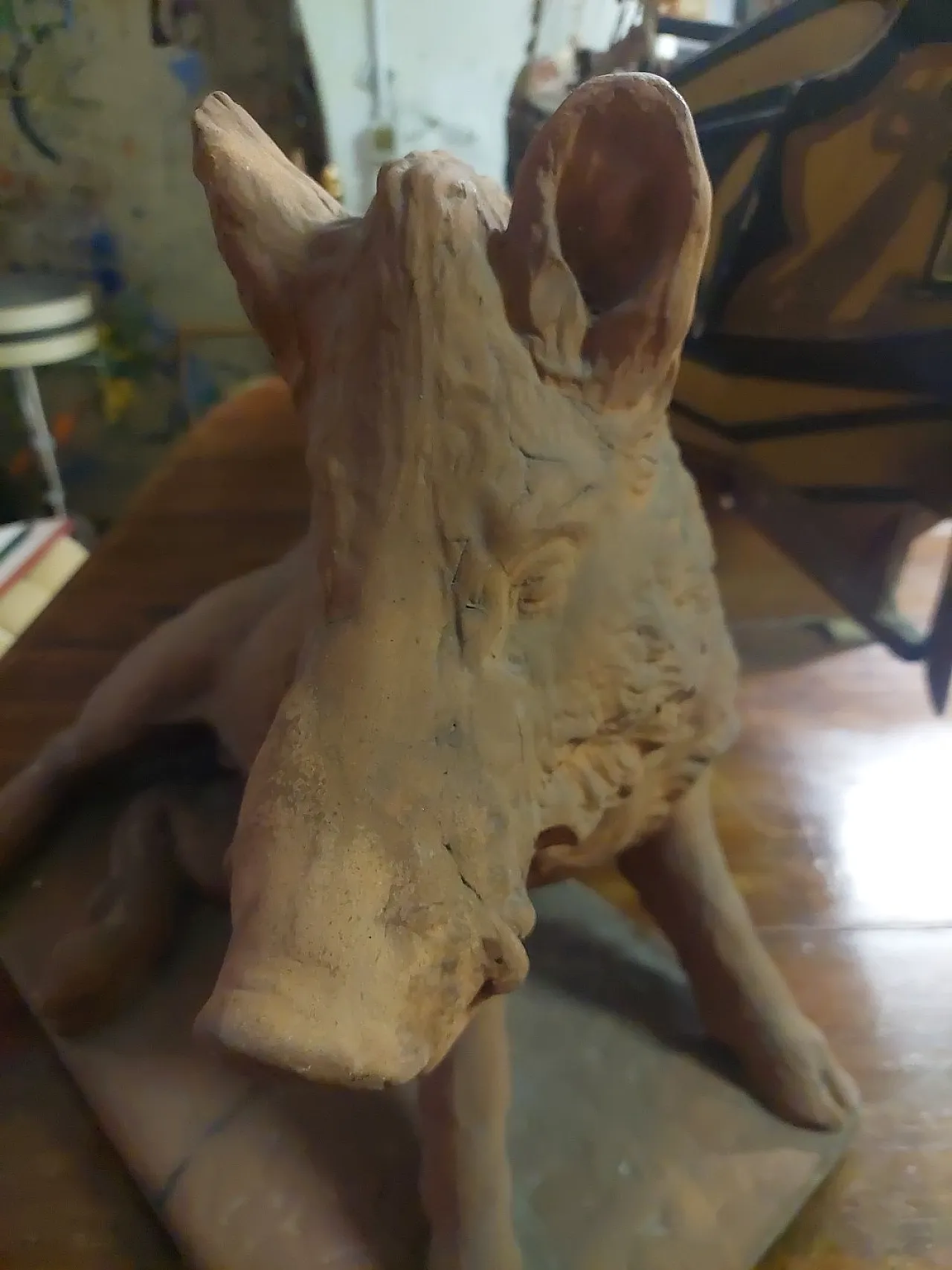Porcellino Firenze, scultura in terracotta di Pietro Tacca, '900 11