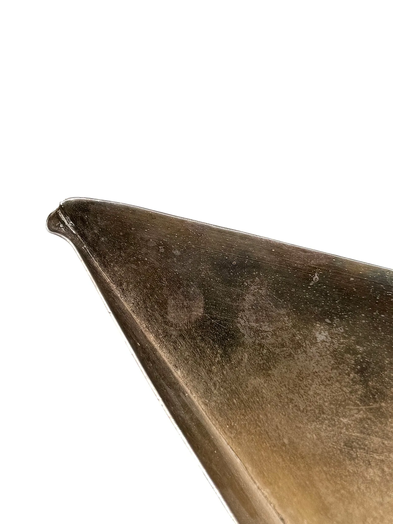 Silver plated paper boat sculpture by Aldo Cibic for Paola C, 1980 15