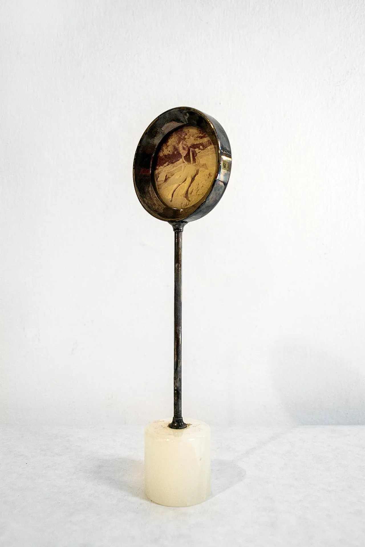Gallia collection silver-plated photo frame by Christofle, 1950s 3