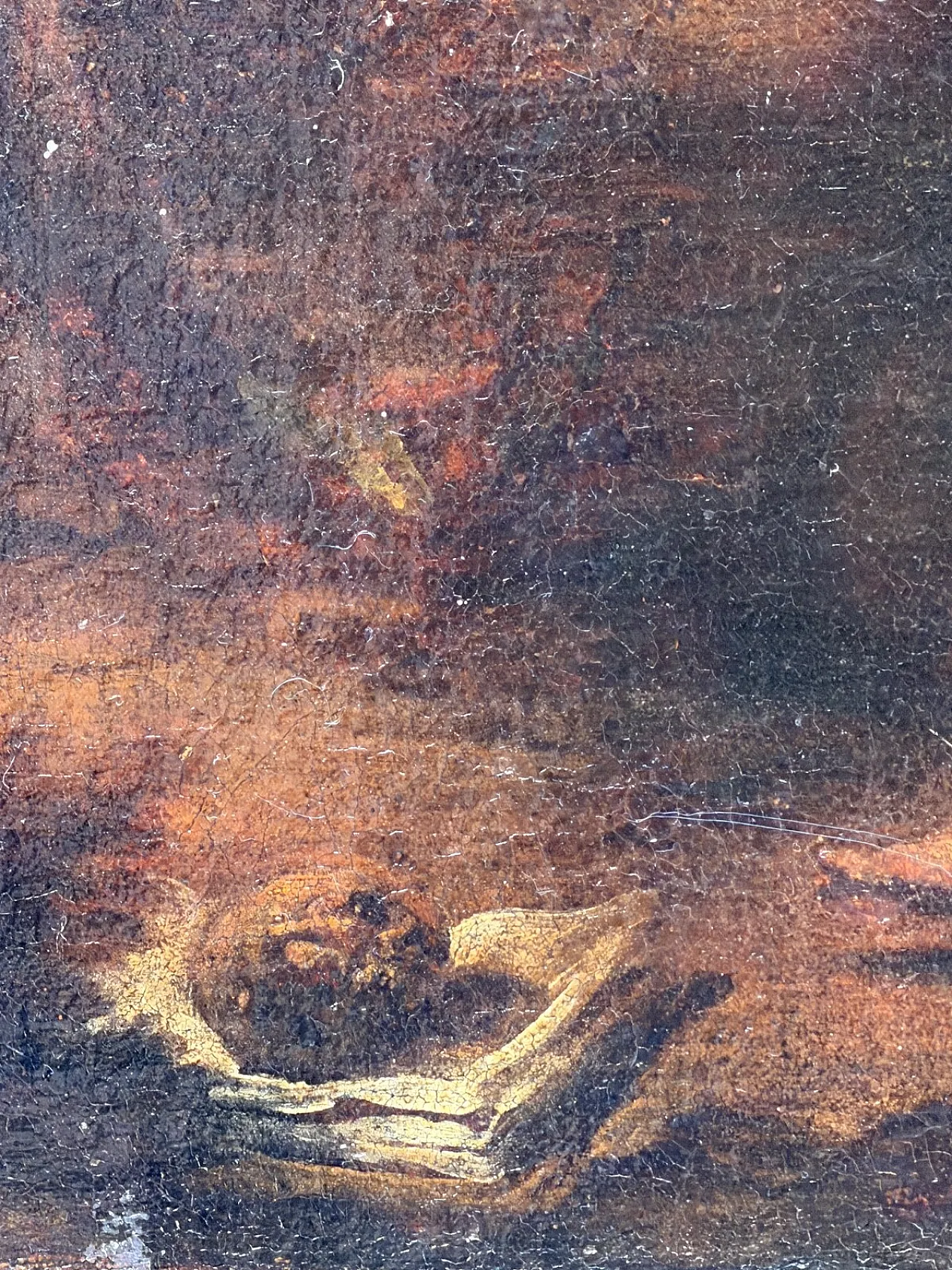 Olio su tela, estasi di San Francesco, scuola di Morazzone, '800 3