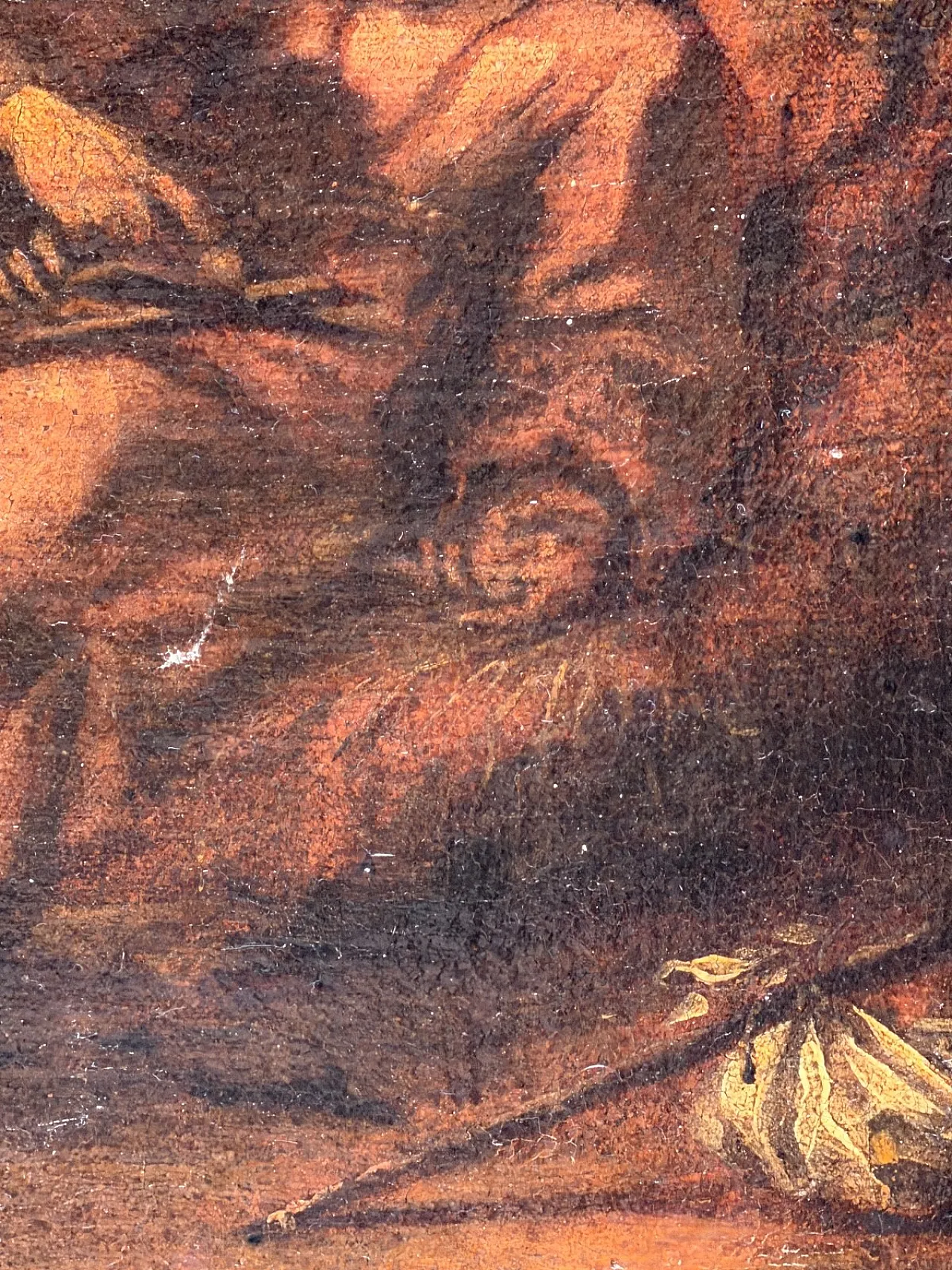 Olio su tela, estasi di San Francesco, scuola di Morazzone, '800 6