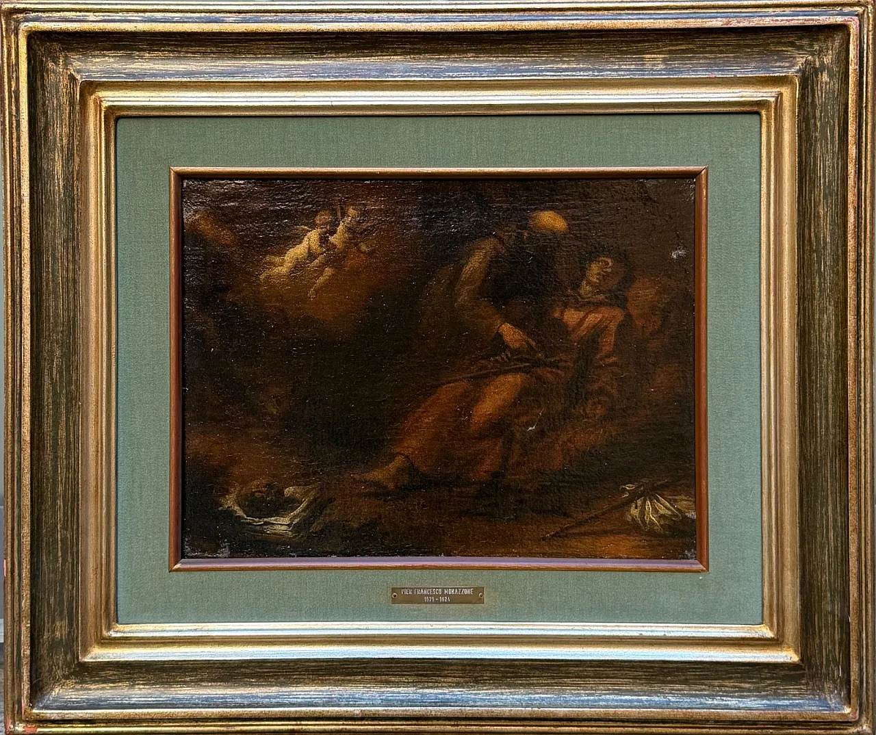 Olio su tela, estasi di San Francesco, scuola di Morazzone, '800 8