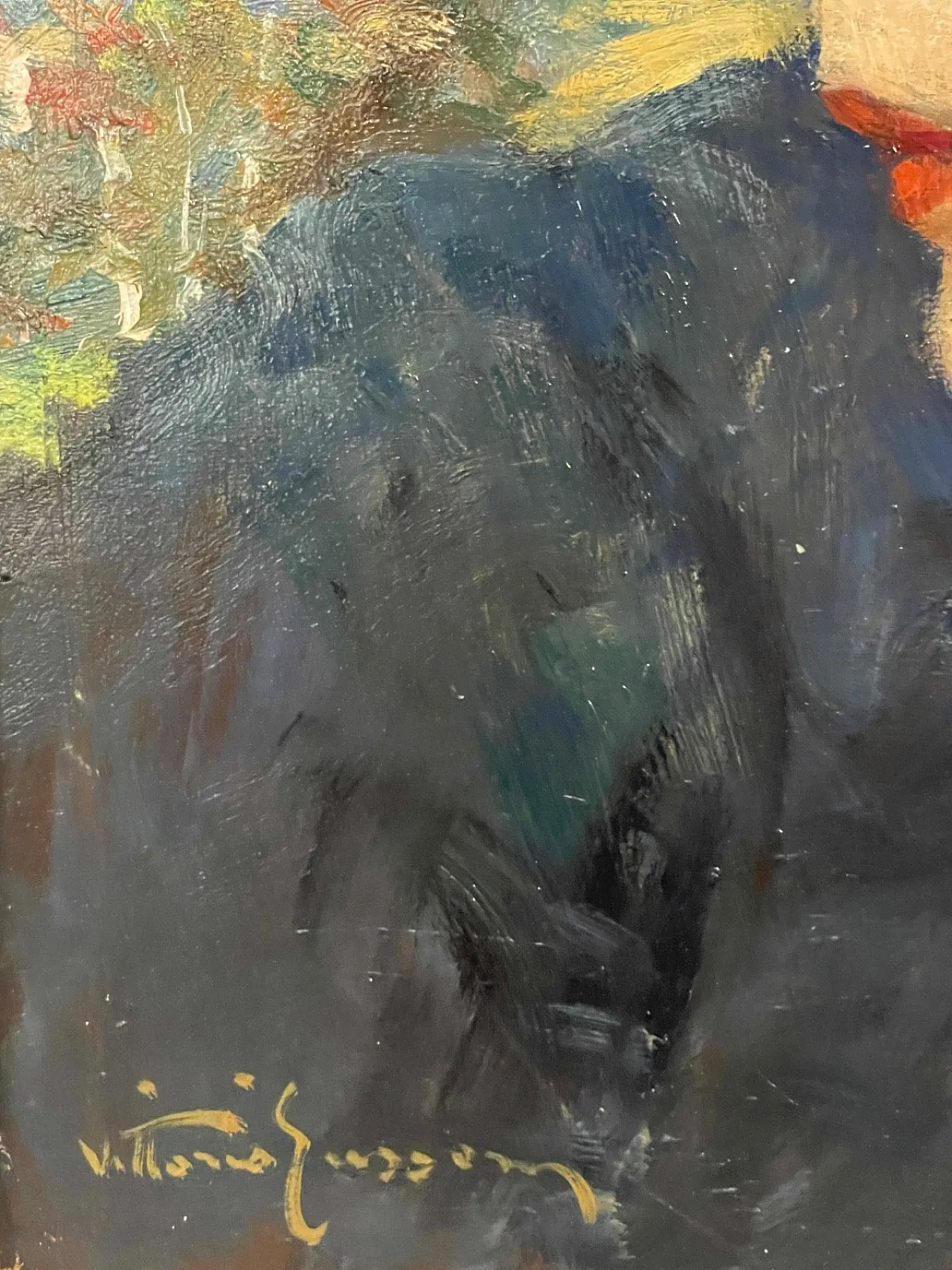 Ritratto di donna di Vittorio Gussoni, olio su tela, '800 5