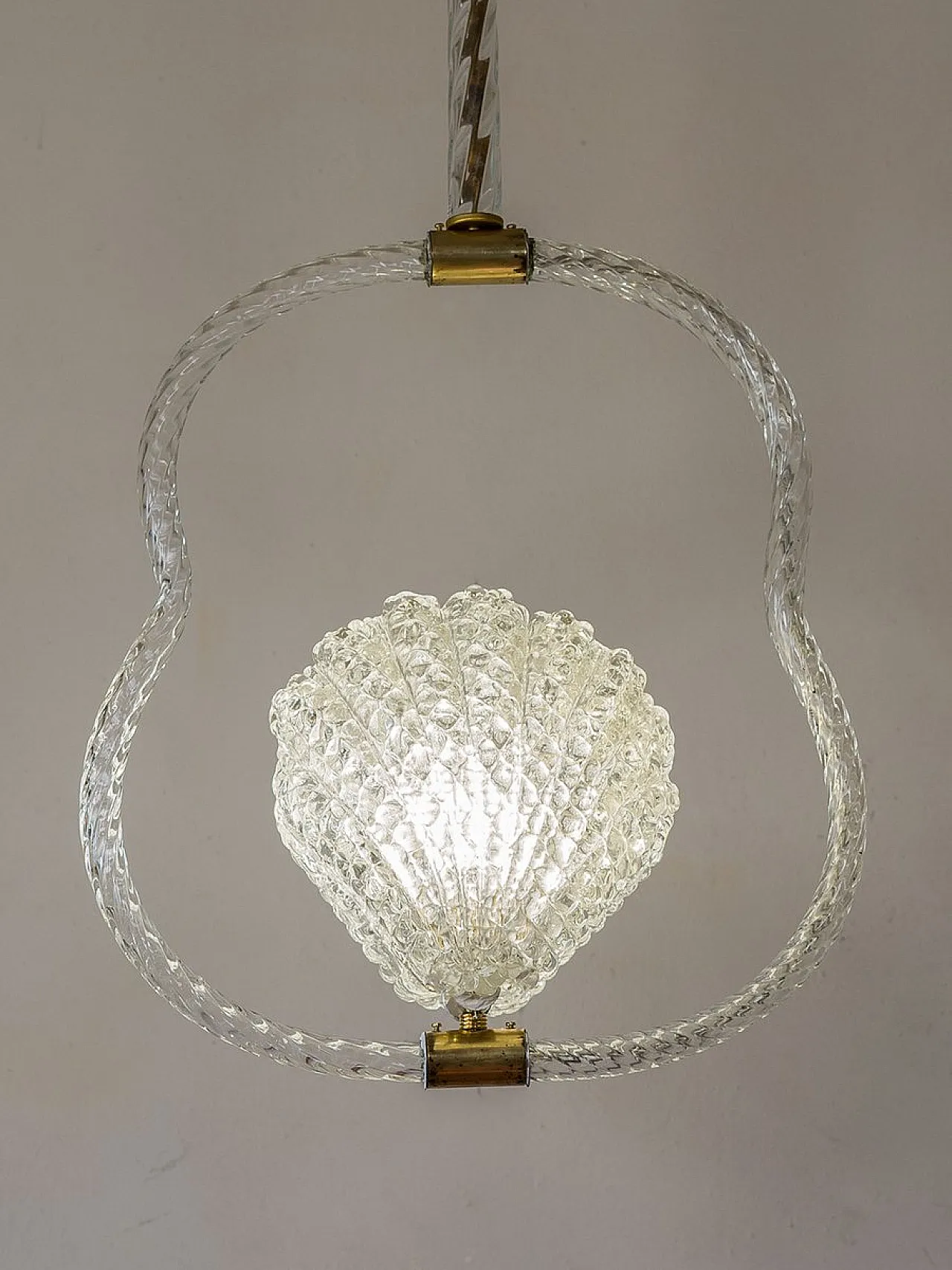 Lampada in vetro di Murano di E.Barovier per Barovier & Toso, anni '30 6