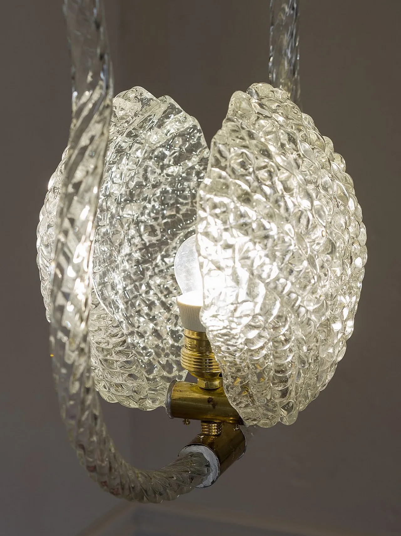 Lampada in vetro di Murano di E.Barovier per Barovier & Toso, anni '30 7
