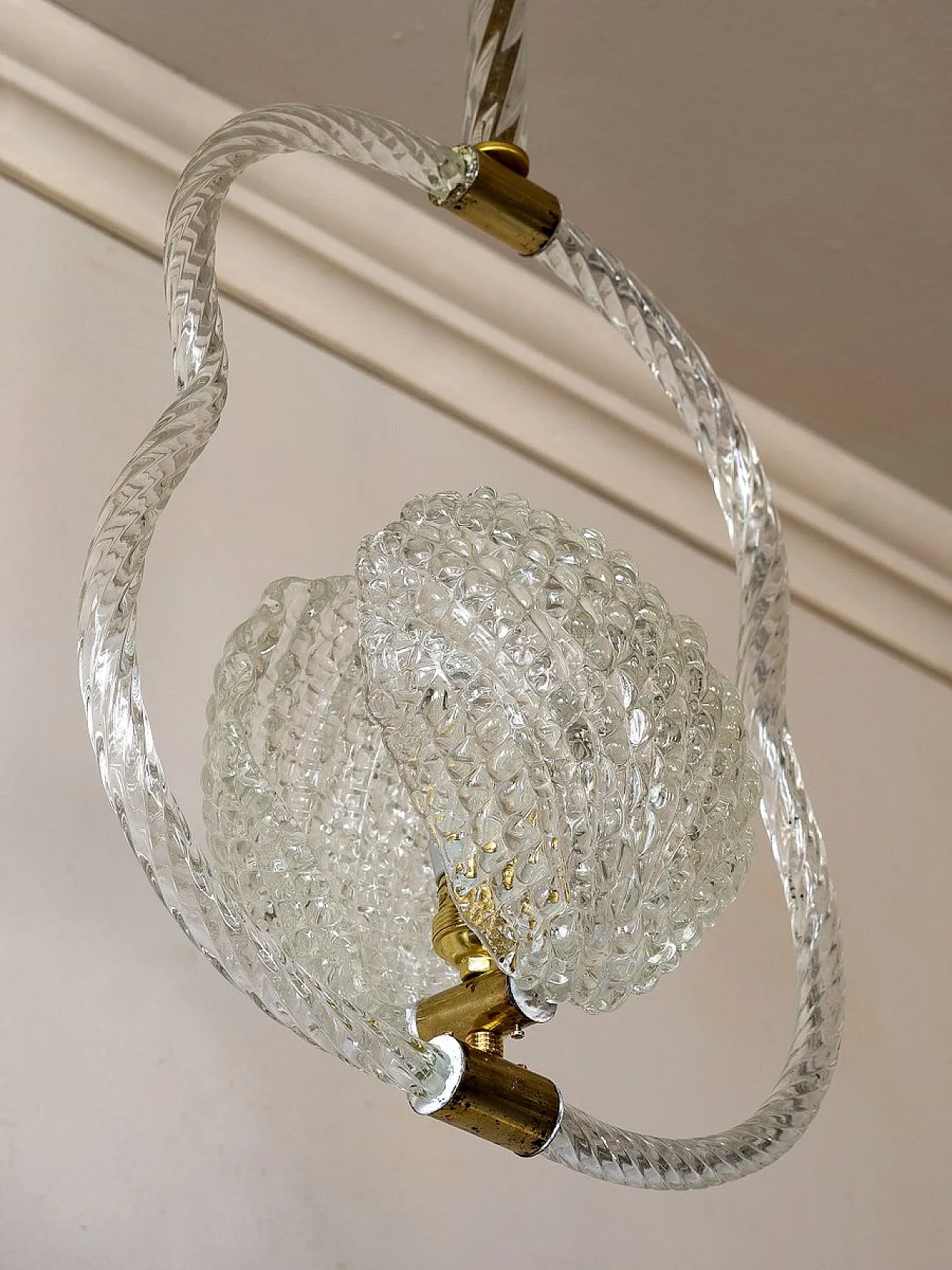 Lampada in vetro di Murano di E.Barovier per Barovier & Toso, anni '30 9