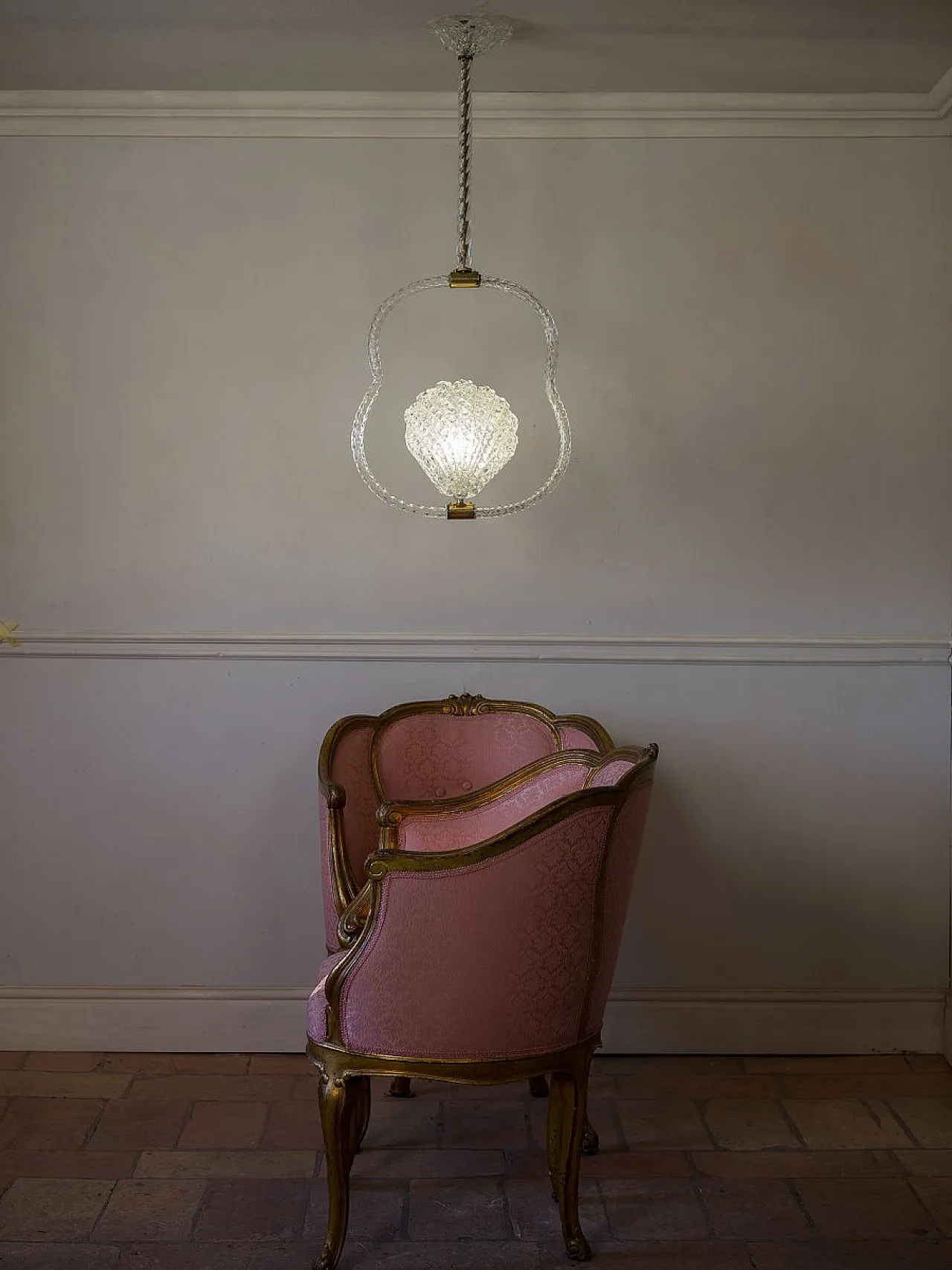 Lampada in vetro di Murano di E.Barovier per Barovier & Toso, anni '30 10