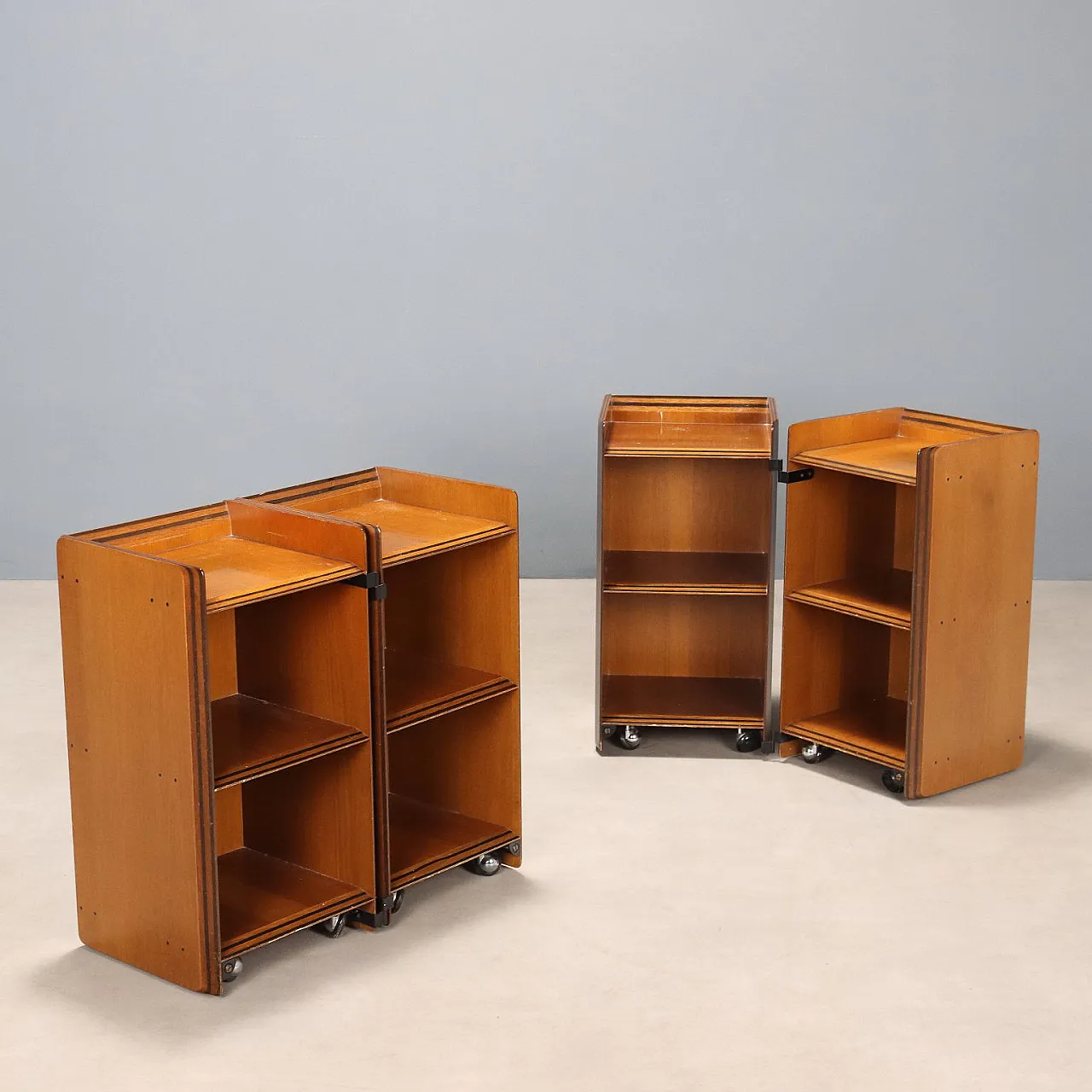 Pair of bedside tables Artona, Maxalto series, 20th century 1