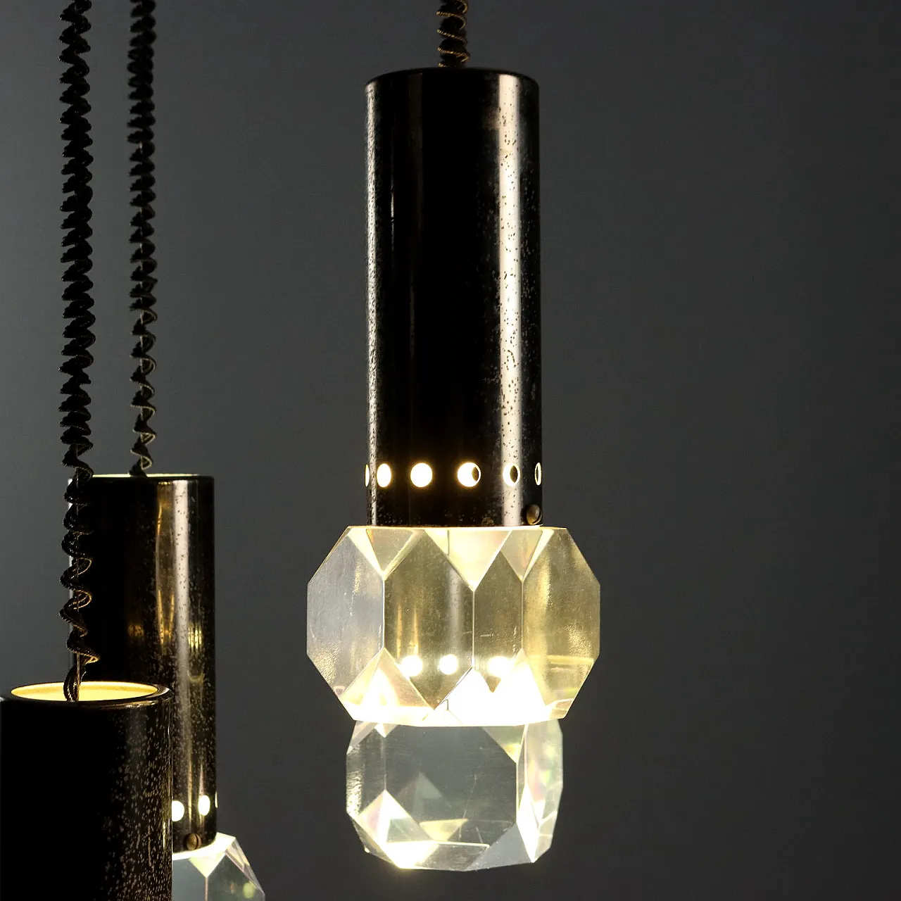 Lampada in plastica e metallo, anni '60 4