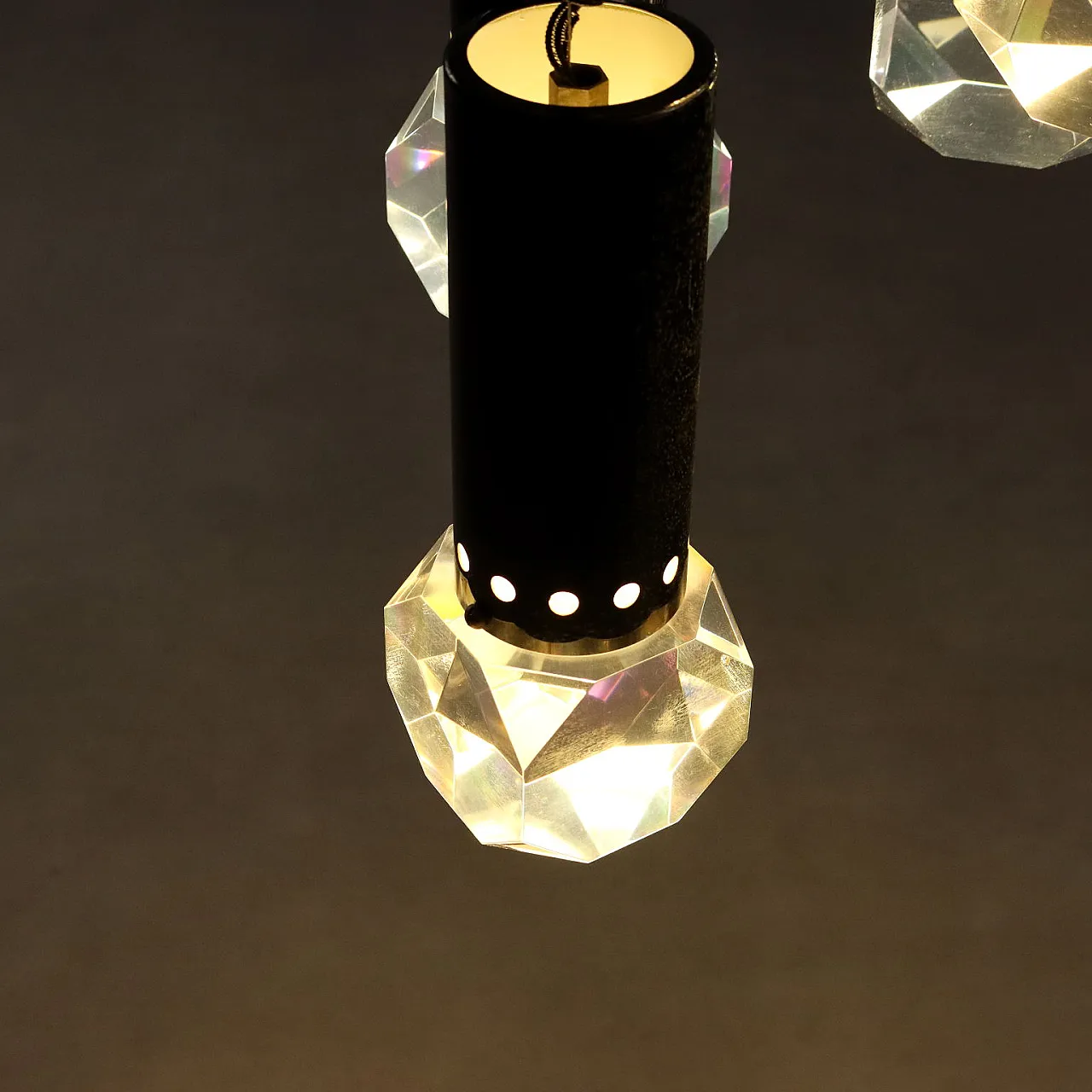 Lampada in plastica e metallo, anni '60 5