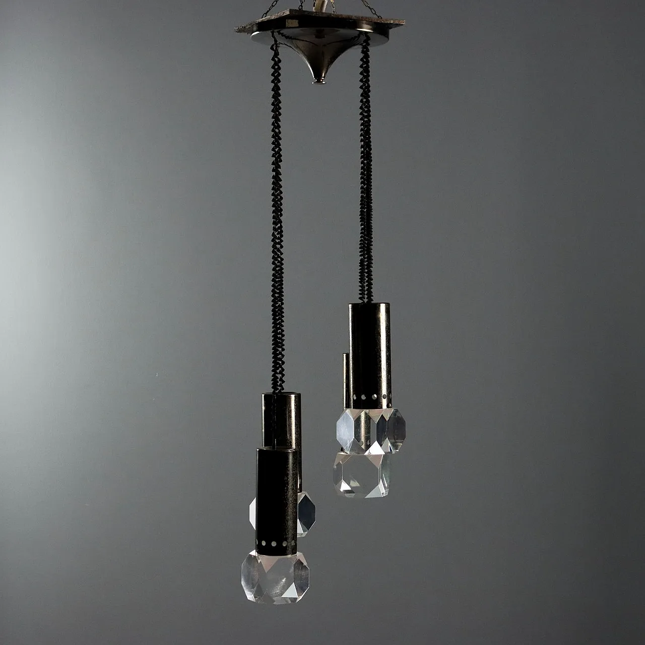 Lampada in plastica e metallo, anni '60 6