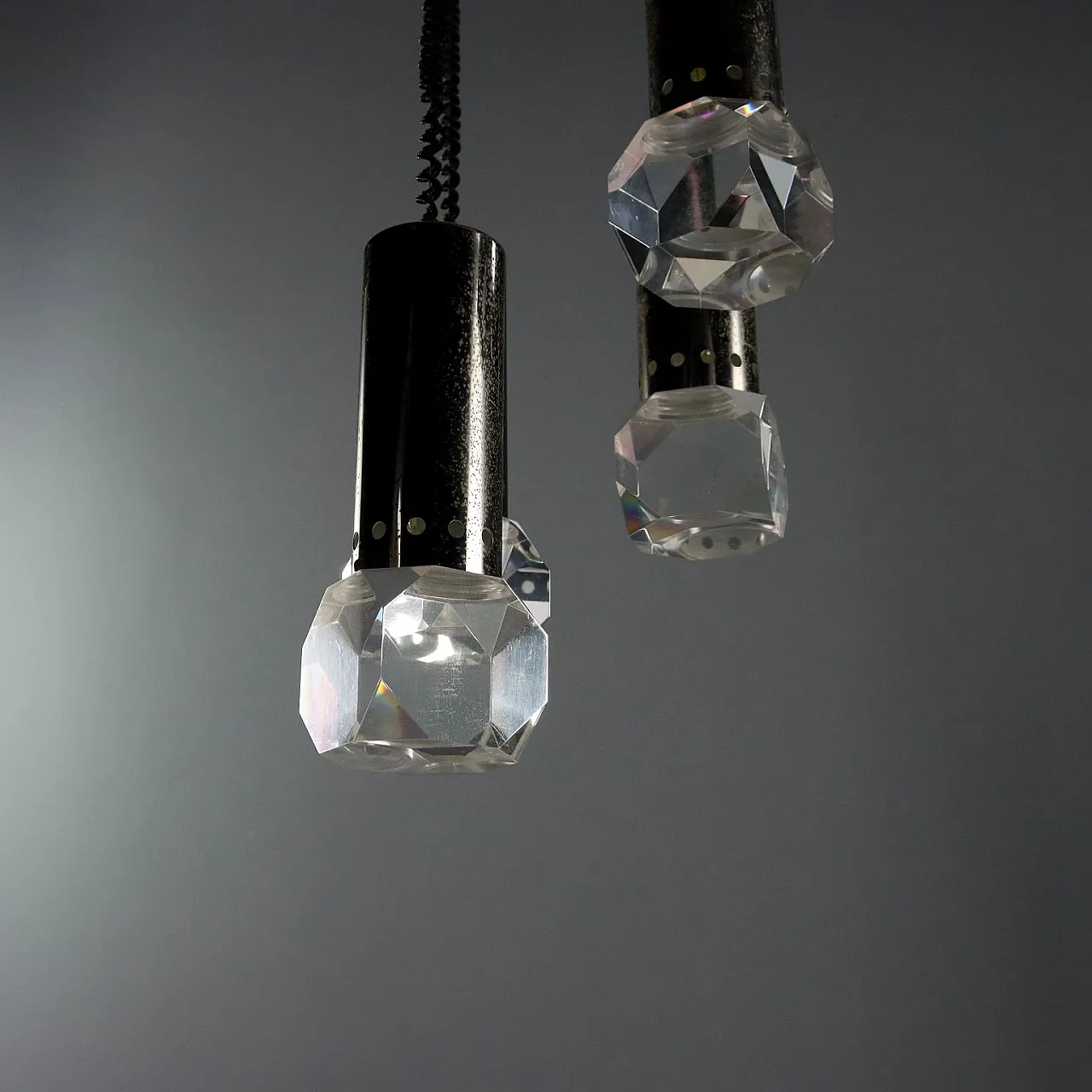 Lampada in plastica e metallo, anni '60 7