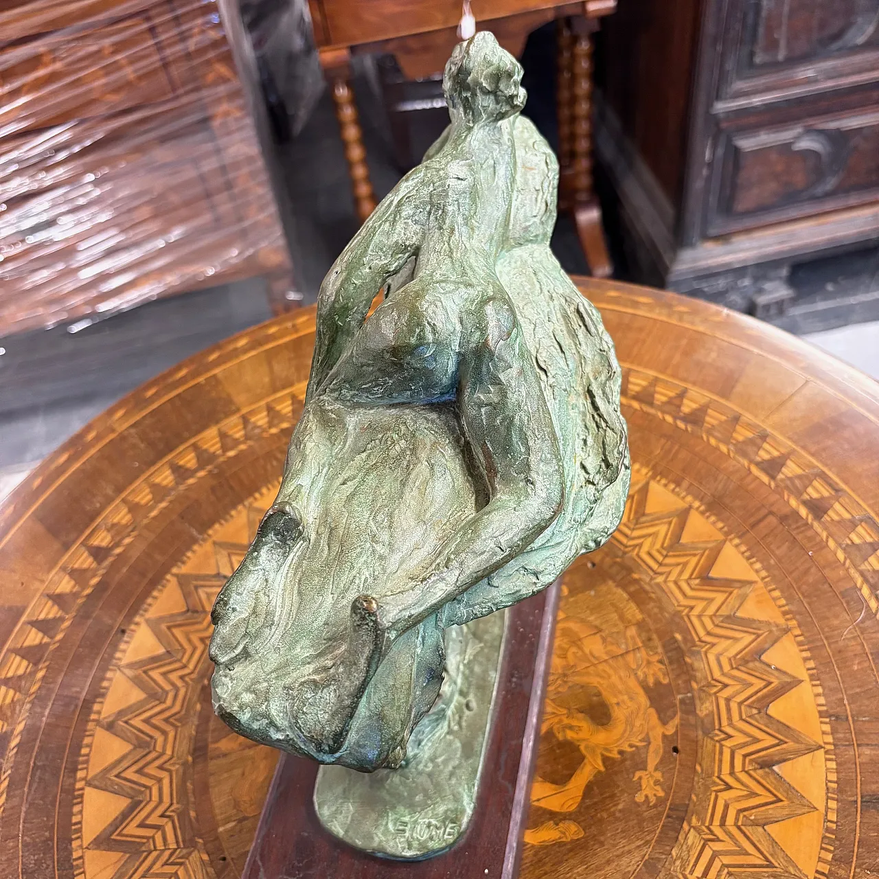 Scultura in bronzo Cleopatra, di Salvatore Fiume,  anni '20 9