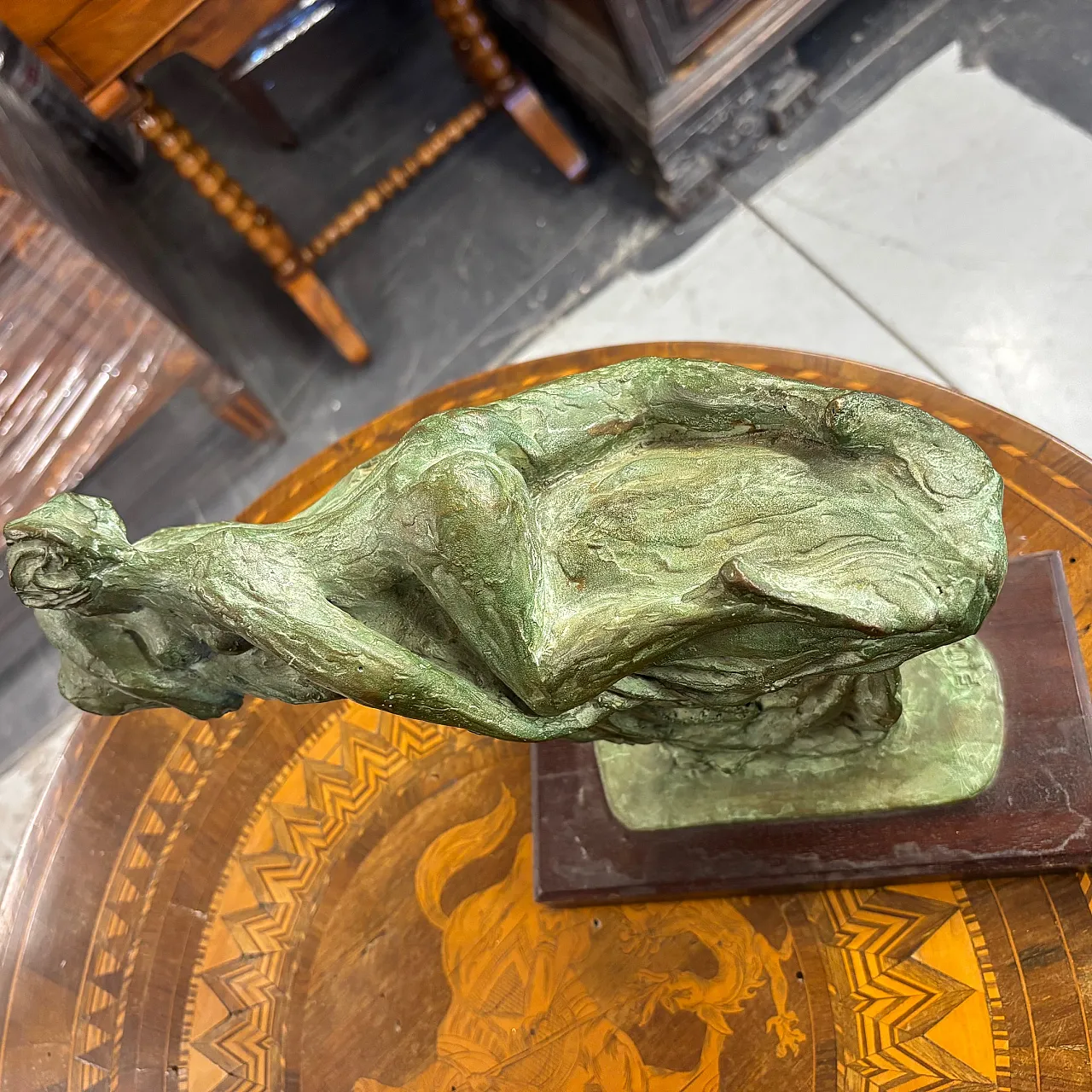 Scultura in bronzo Cleopatra, di Salvatore Fiume,  anni '20 14