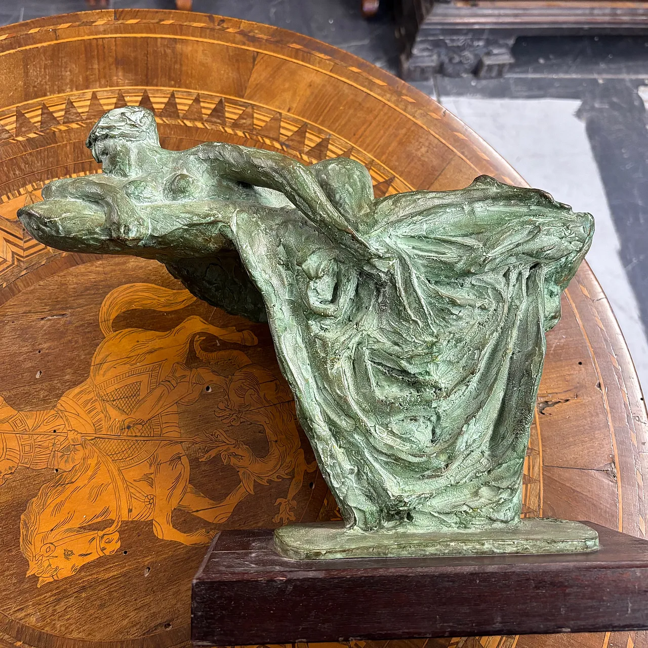 Scultura in bronzo Cleopatra, di Salvatore Fiume,  anni '20 15