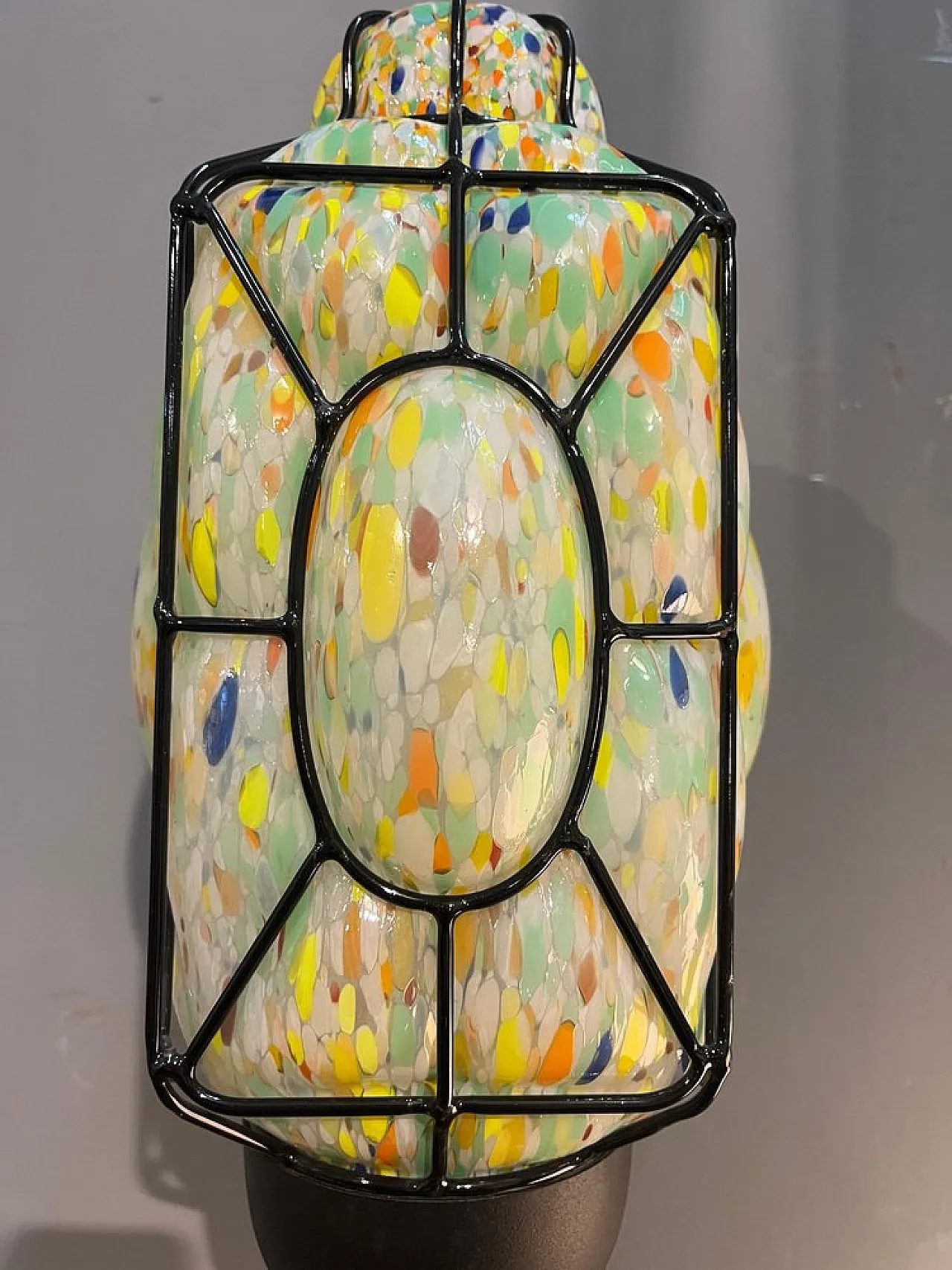 Lampada da parete da collezione in vetro di Murano, anni '70 4