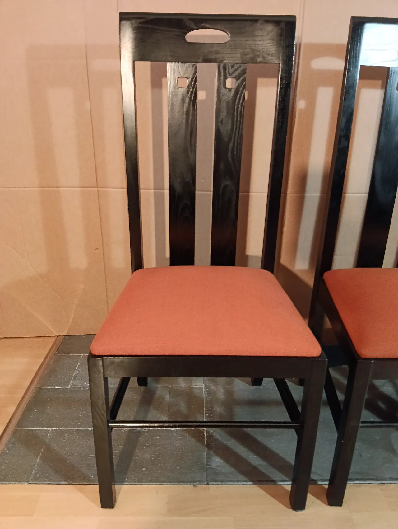 4 834 chairs in Rust by Charles R. Mackintosh for Alivar, 1990s 25