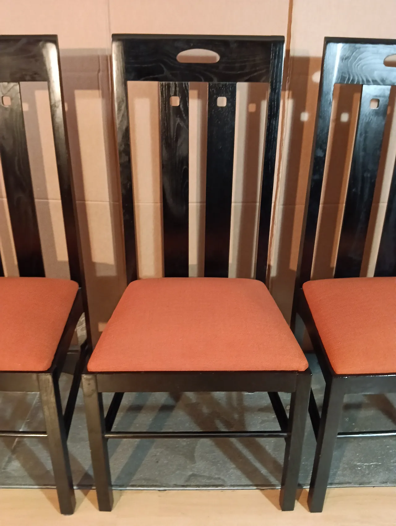 4 834 chairs in Rust by Charles R. Mackintosh for Alivar, 1990s 27
