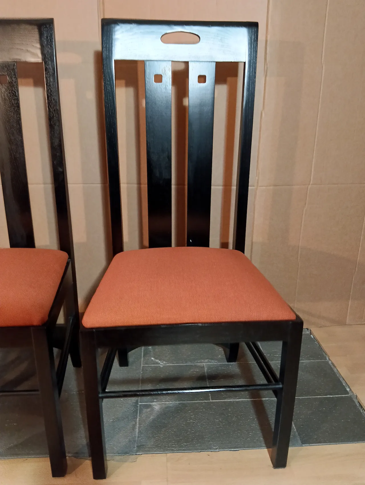 4 834 chairs in Rust by Charles R. Mackintosh for Alivar, 1990s 29