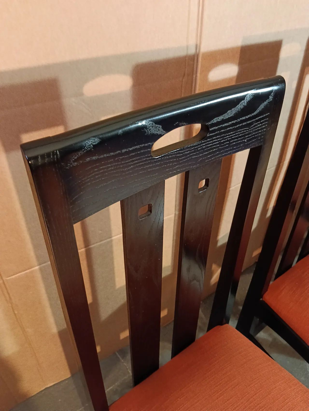 4 834 chairs in Rust by Charles R. Mackintosh for Alivar, 1990s 30