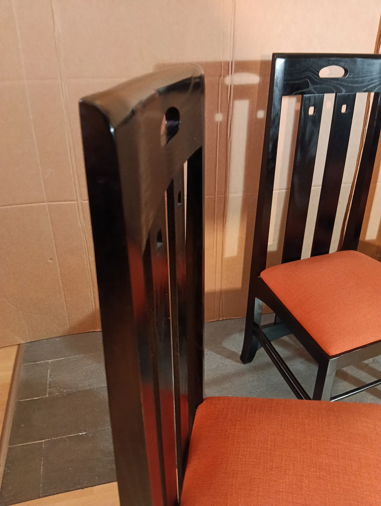 4 834 chairs in Rust by Charles R. Mackintosh for Alivar, 1990s 73