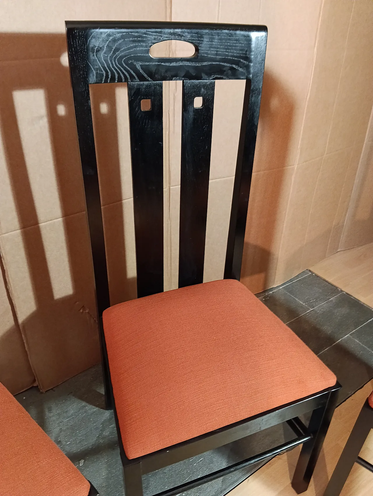 4 834 chairs in Rust by Charles R. Mackintosh for Alivar, 1990s 76