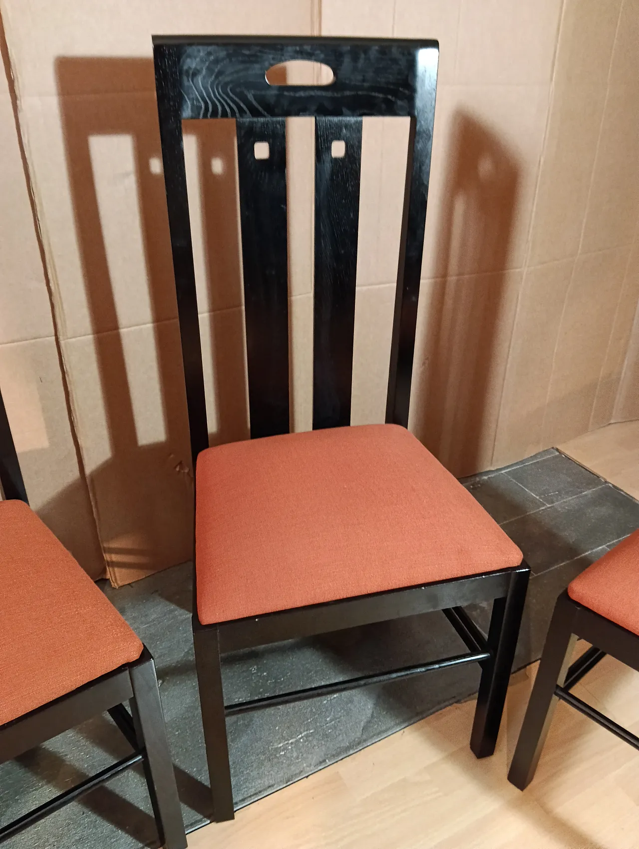 4 834 chairs in Rust by Charles R. Mackintosh for Alivar, 1990s 77