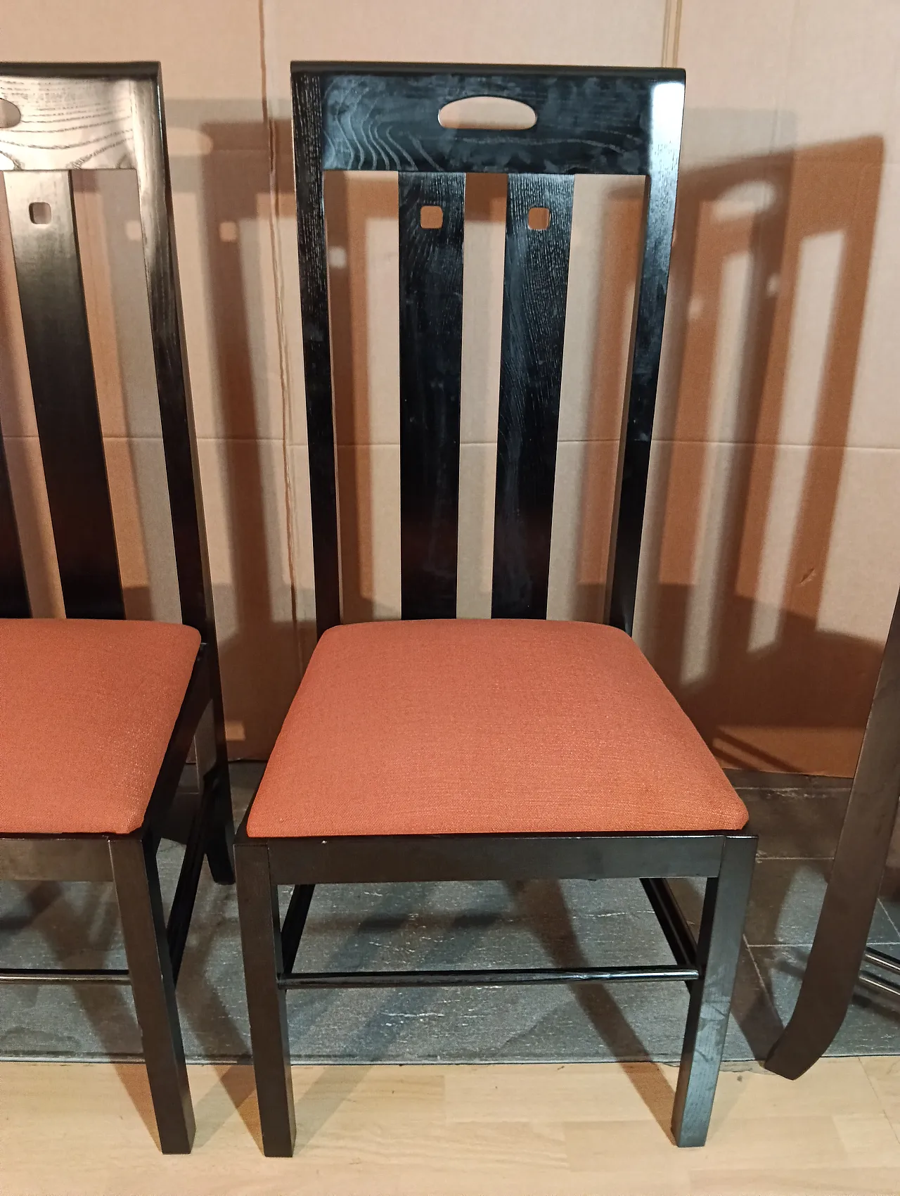 4 834 chairs in Rust by Charles R. Mackintosh for Alivar, 1990s 102