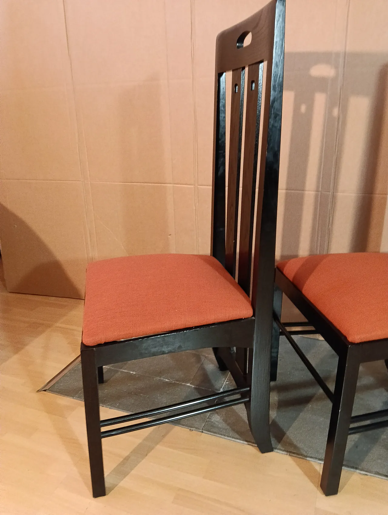 4 834 chairs in Rust by Charles R. Mackintosh for Alivar, 1990s 108