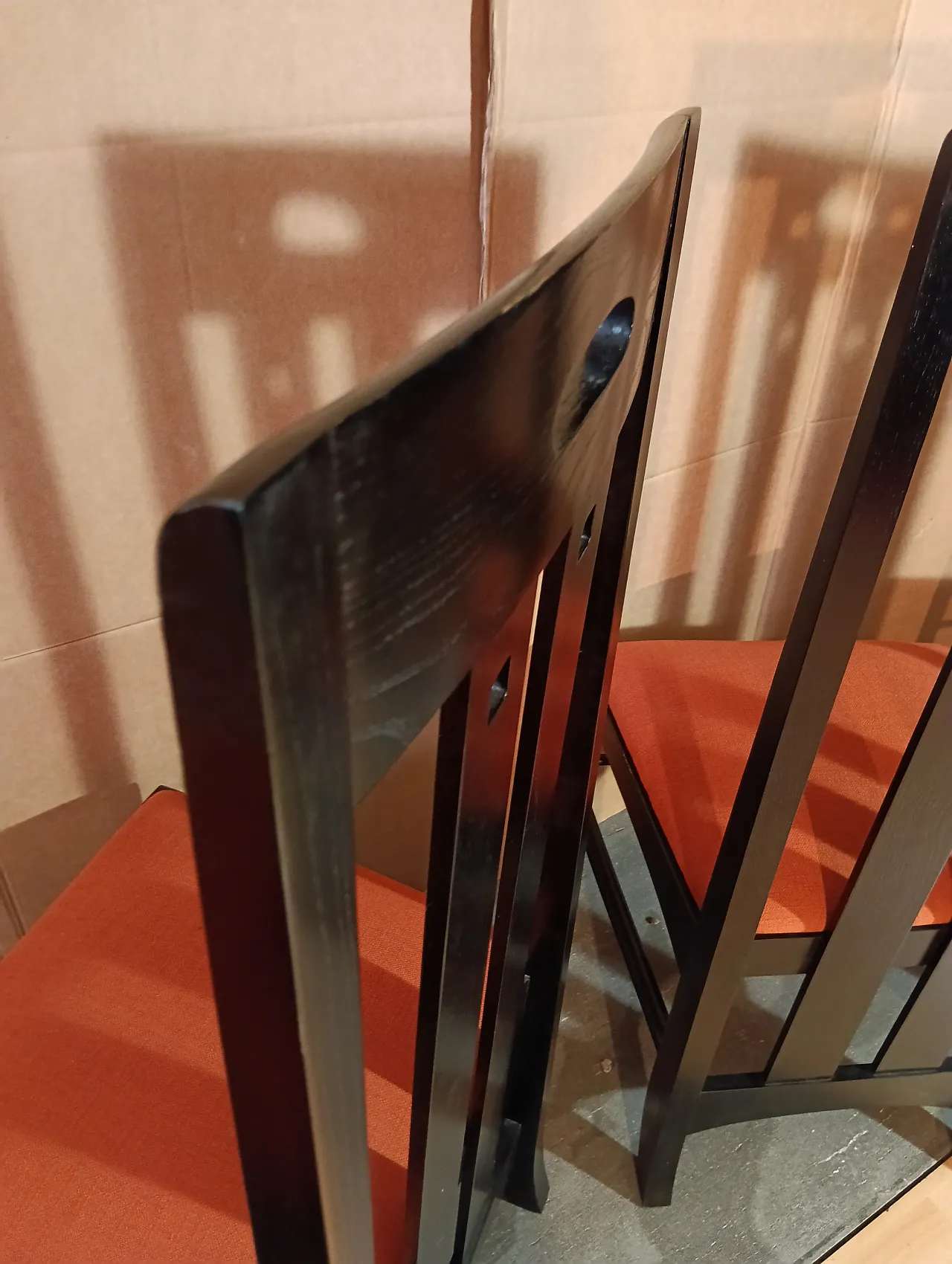 4 834 chairs in Rust by Charles R. Mackintosh for Alivar, 1990s 133