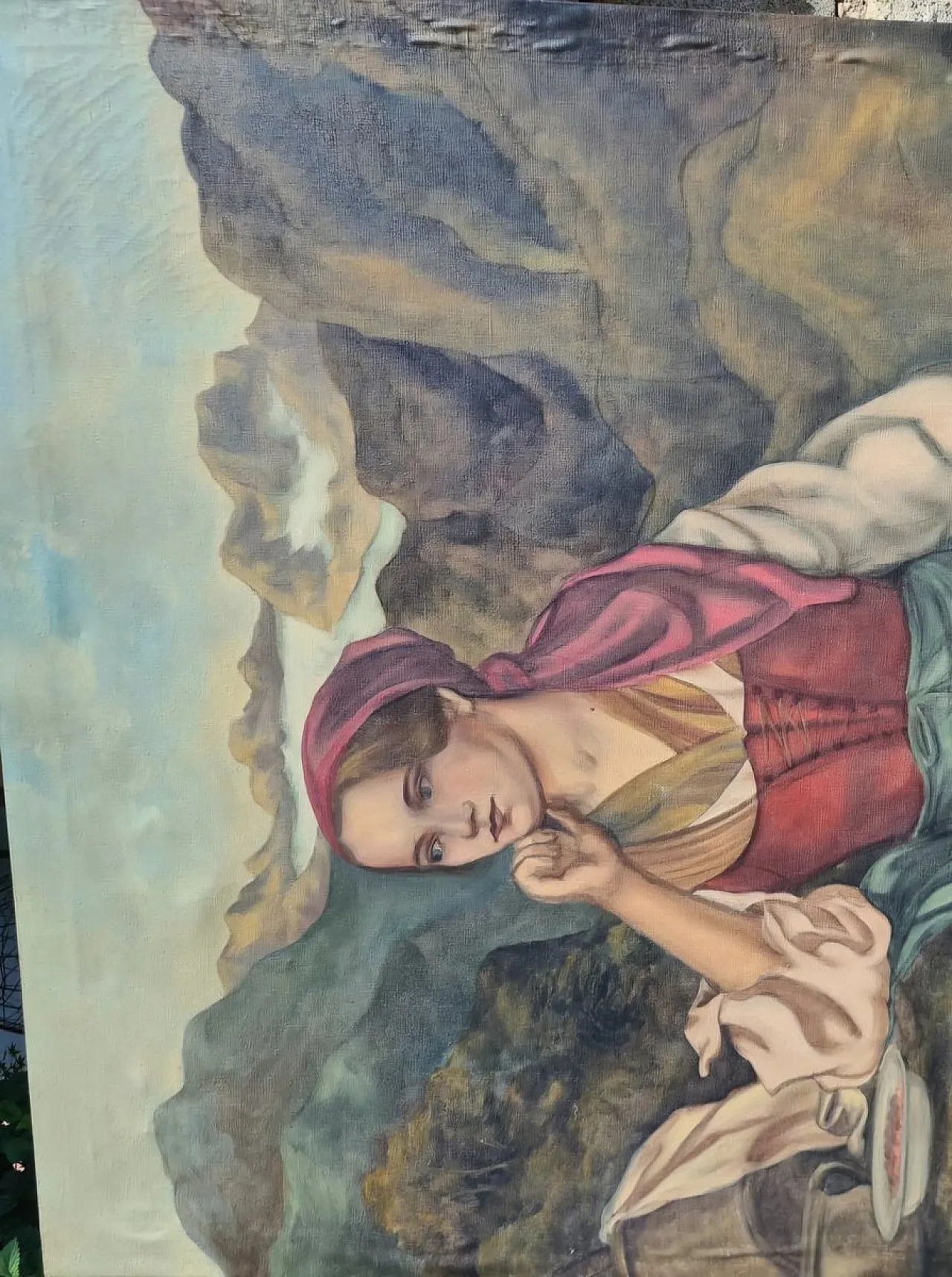 Genre Scene of Lady, Munich School, Oil on Canvas, late 19th Century 5