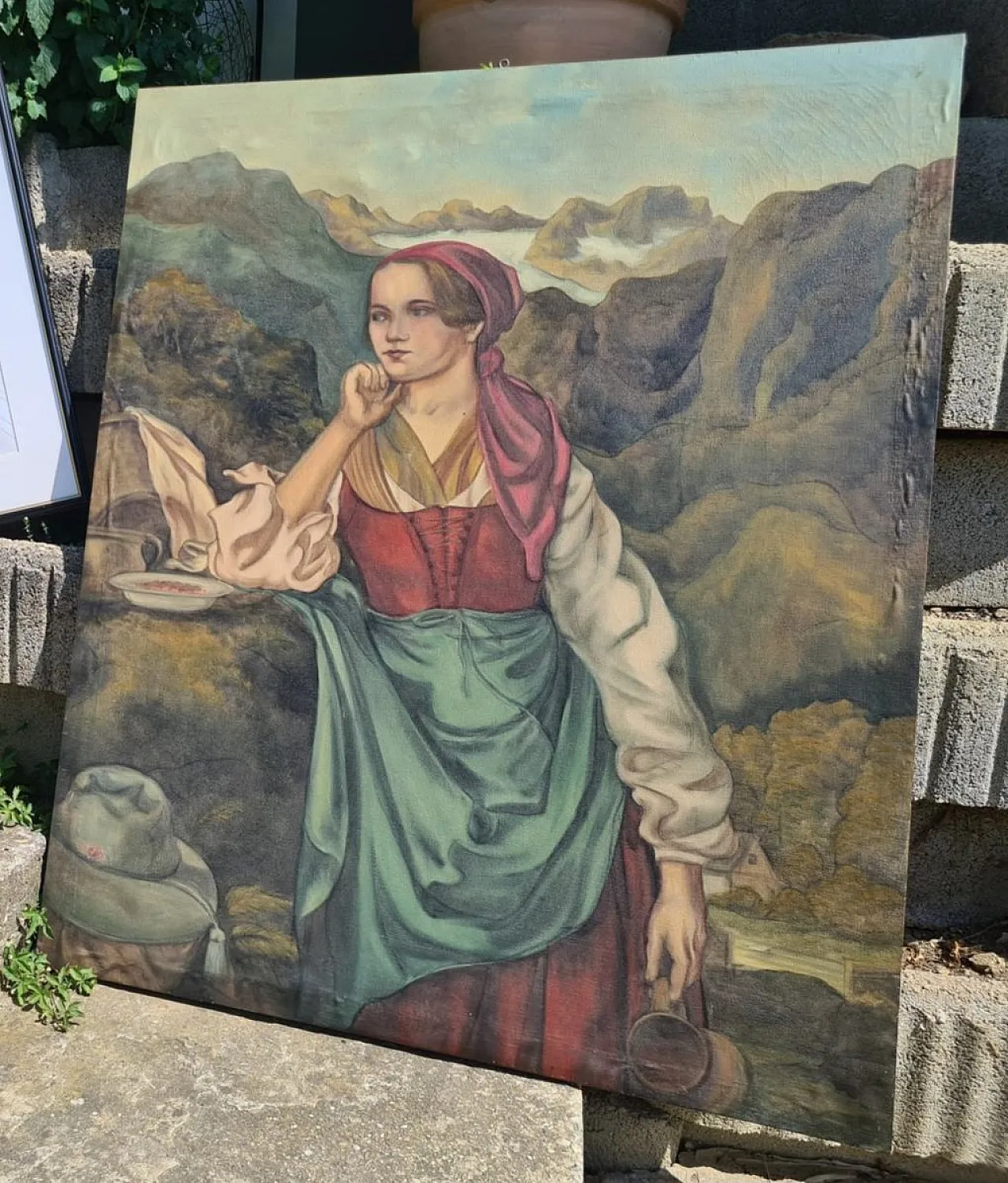 Genre Scene of Lady, Munich School, Oil on Canvas, late 19th Century 9