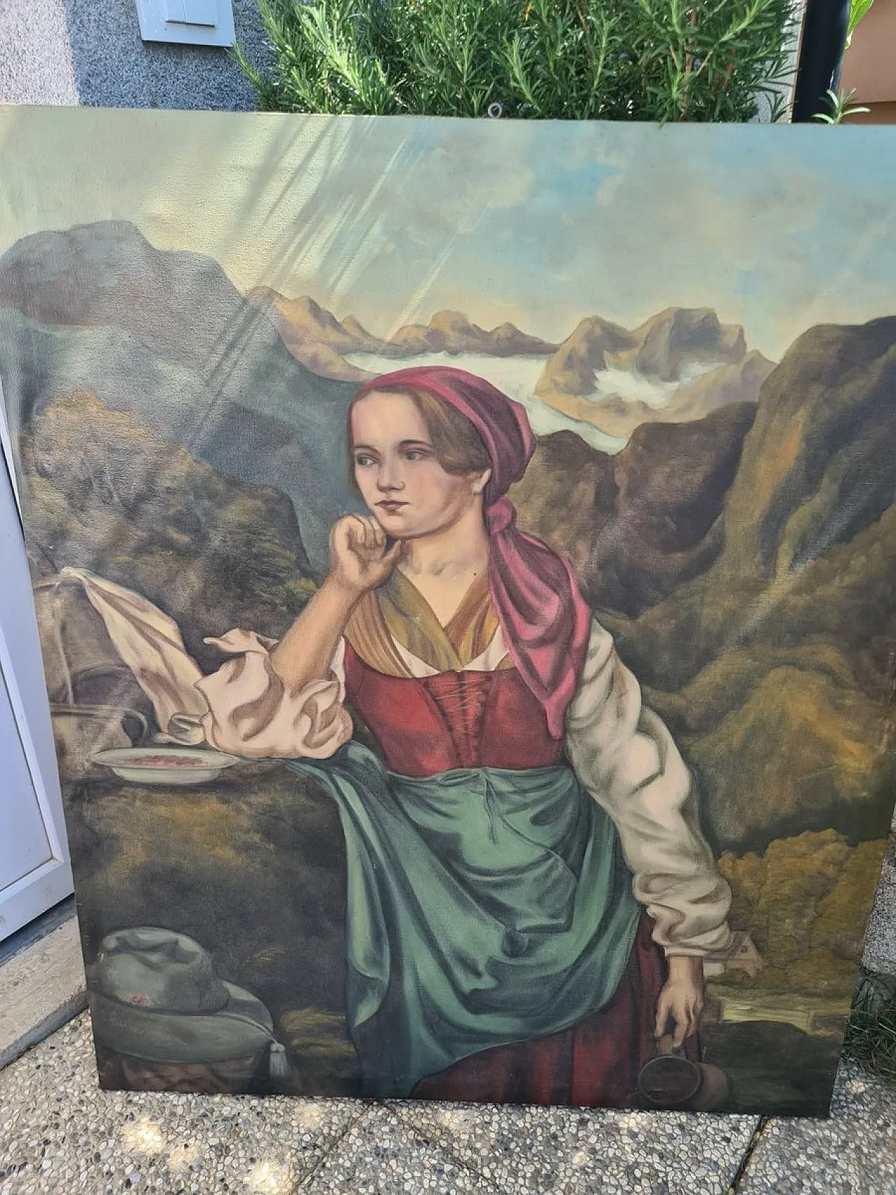 Genre Scene of Lady, Munich School, Oil on Canvas, late 19th Century 10