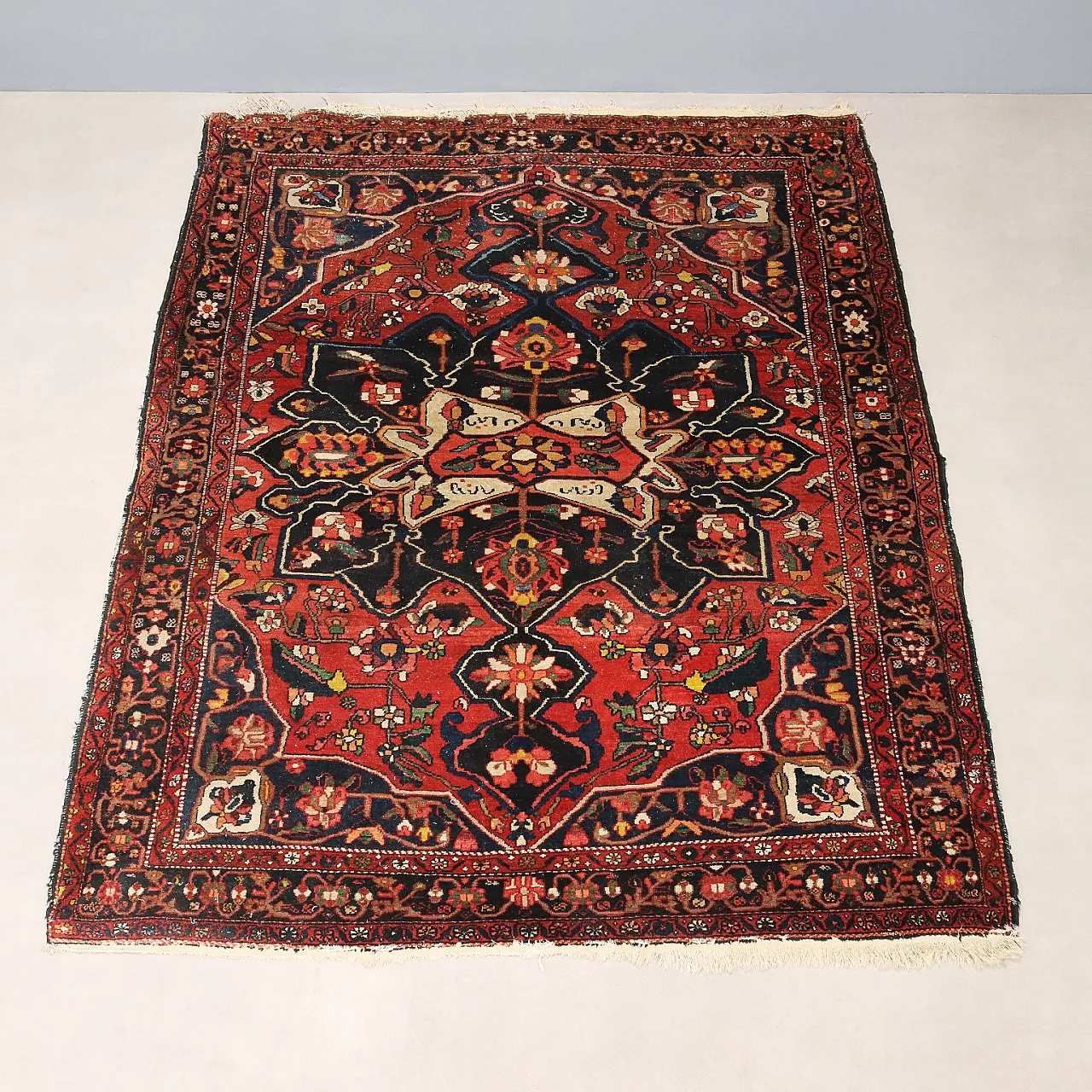 Bakhtiari carpet in cotton and wool, fine weave, 20th century 3