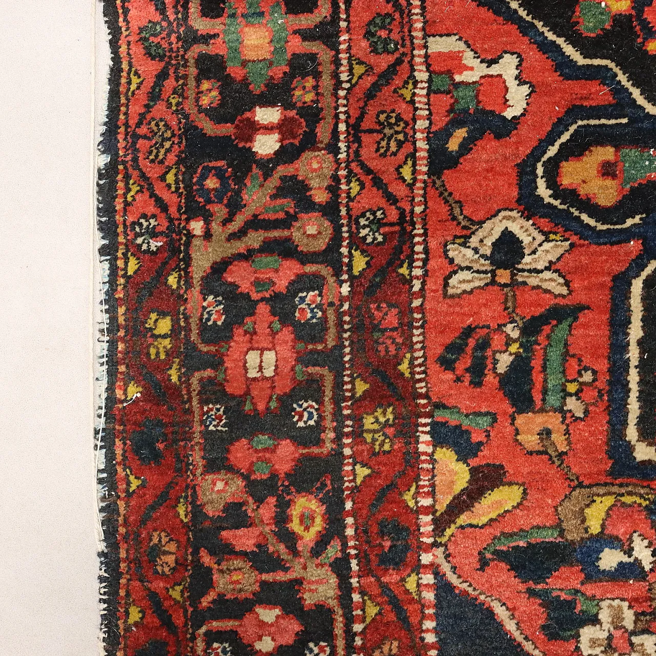 Bakhtiari carpet in cotton and wool, fine weave, 20th century 7