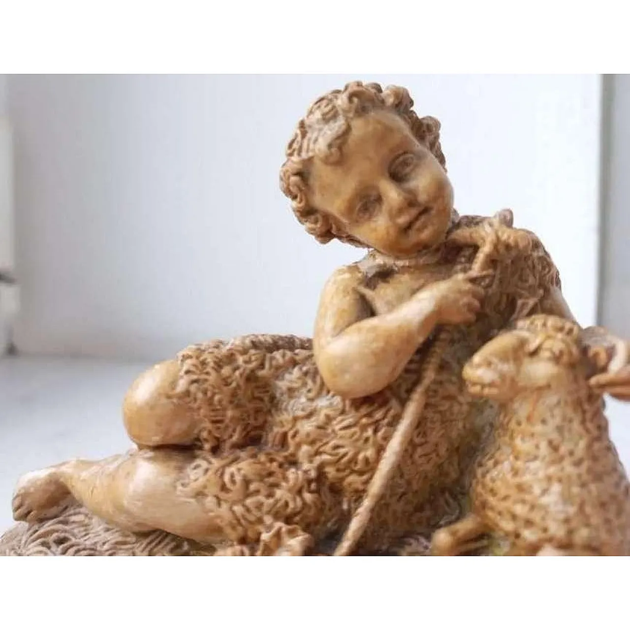 Pair of Pastoral Shepherd Figurines, Terracotta Patinated, 19th c. 6