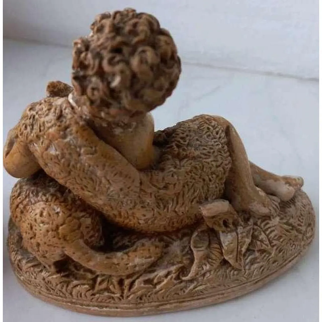 Pair of Pastoral Shepherd Figurines, Terracotta Patinated, 19th c. 8