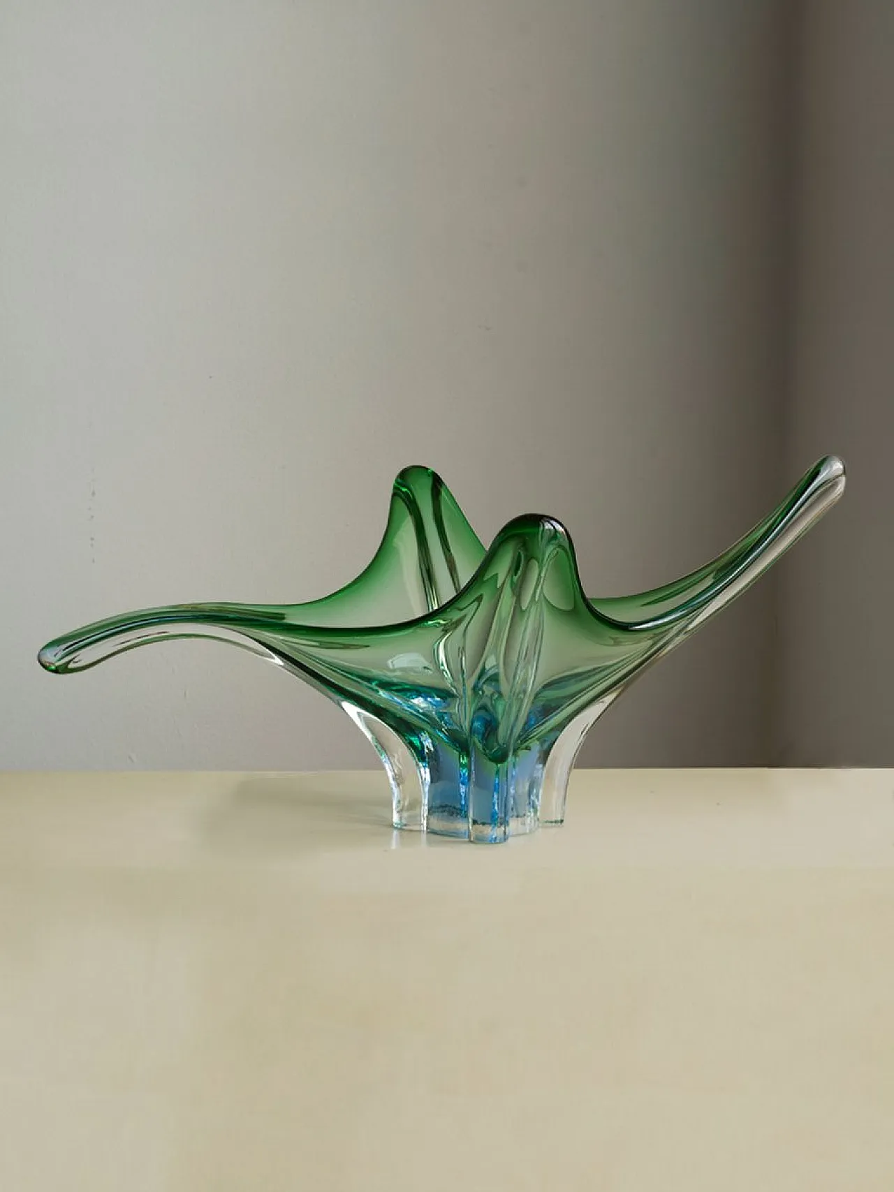 Centrotavola Sommerso in vetro di Murano, anni '60 1