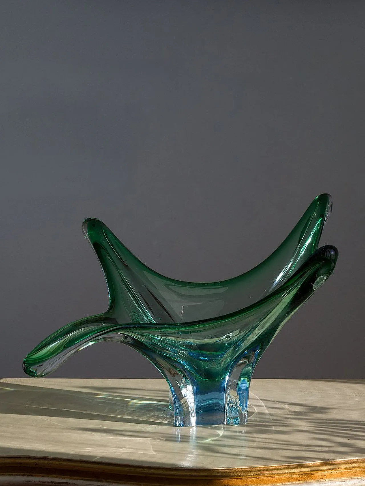 Centrotavola Sommerso in vetro di Murano, anni '60 2