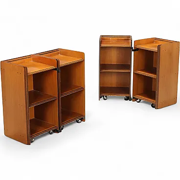 Pair of bedside tables Artona, Maxalto series, 20th century