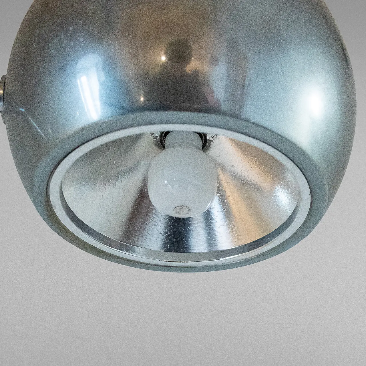 Floor lamp, chromed metal structure, Italy, 1960s 14