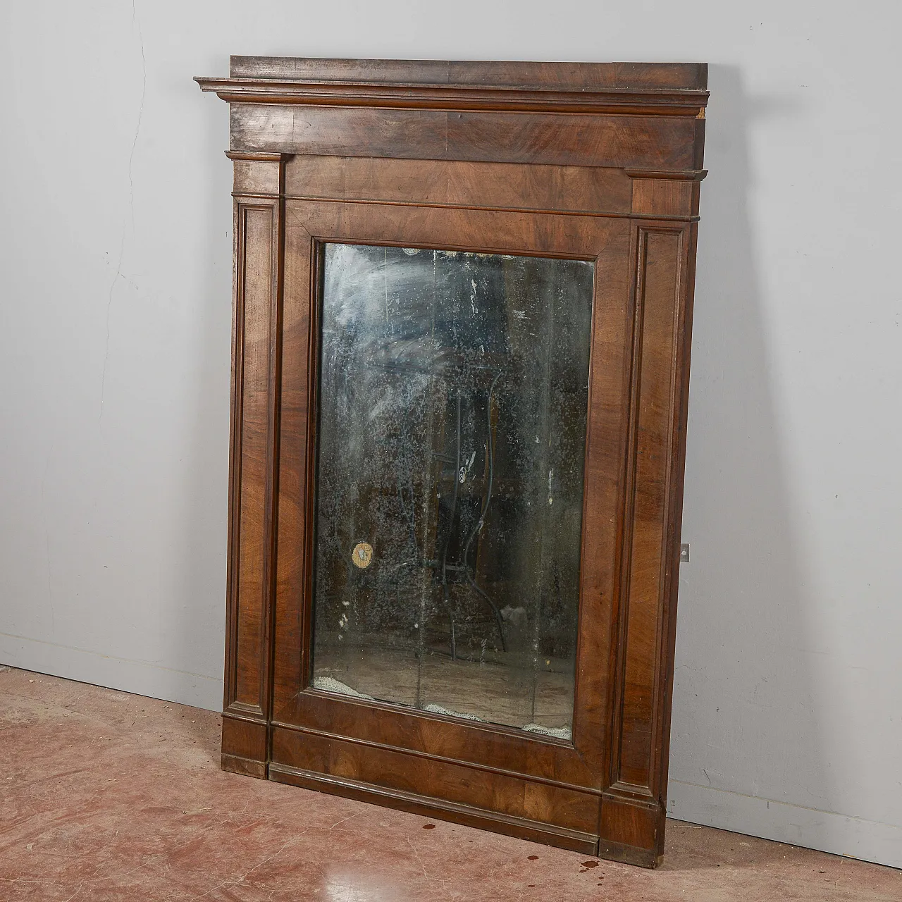 Specchiera in noce Impero, metà '800 3